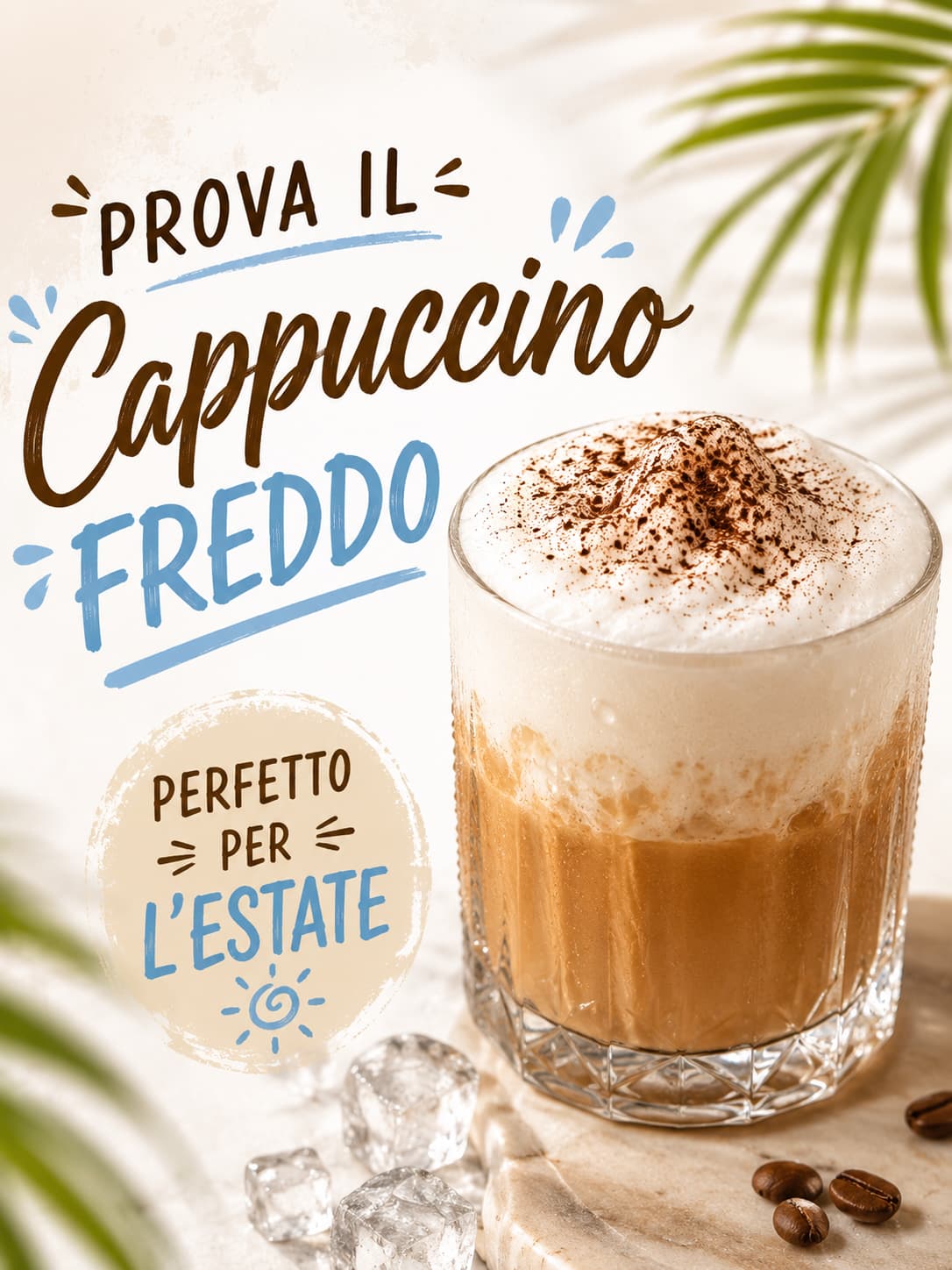 Prova il cappuccino freddo, perfetto per l'estate